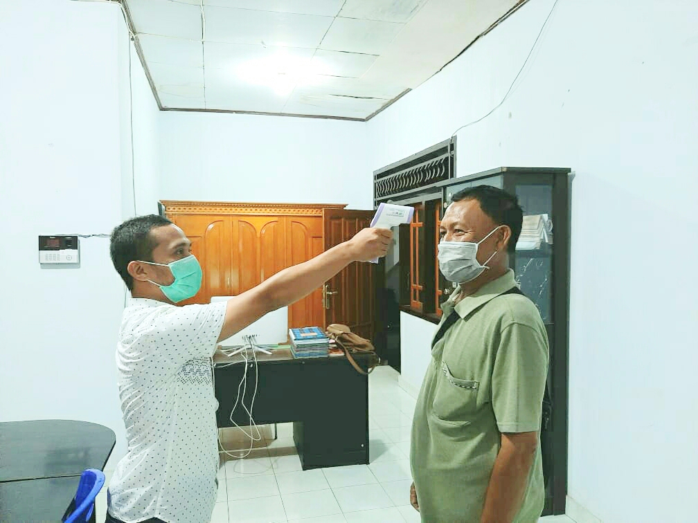 MASA PENDEMI BELUM USAI, BAWASLU KAB. BOALEMO TERAPKAN SOP TAMBAHAN UNTUK TAMU