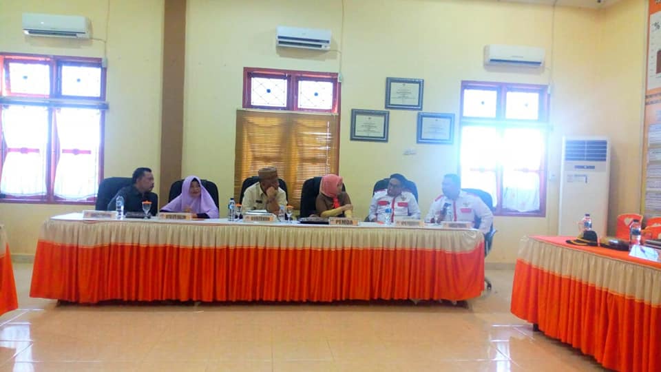 GUBERNUR PROVINSI GORONTALO RUSLI HABIBIE MENINJAU LANGSUNG KESIAPAN PEMILU DI KABUPATEN BOALEMO