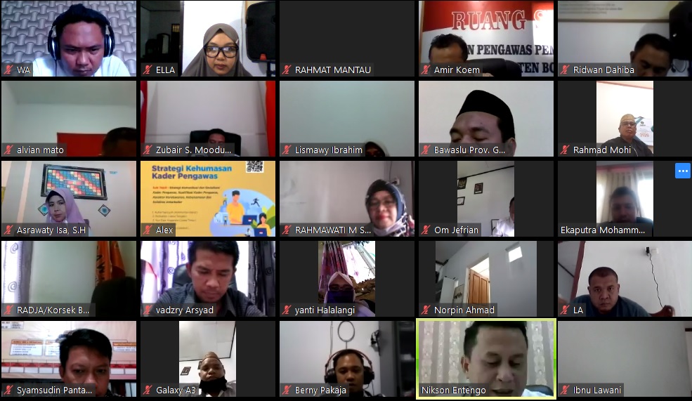 PESERTA SKPP DARING KELUHKAN SOAL QUOTA INTERNET, INI JAWABAN BAWASLU