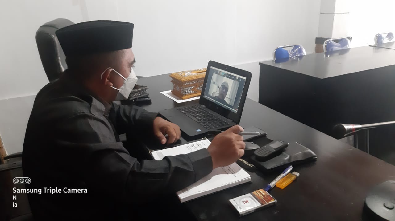 KORSEK BOALEMO IKUTI SOSIALISASI PERKIN MELALUI ZOOM MEETING