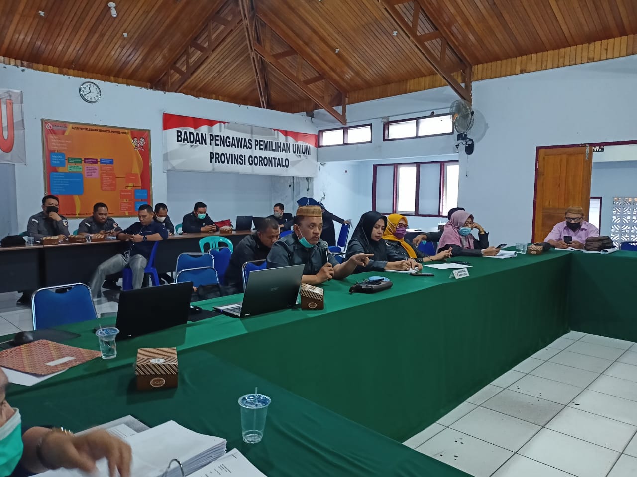RENSTRA RAMPUNG, BAWASLU BOALEMO JADI PEMAPAR PERTAMA DI BAWASLU PROVINSI GORONTALO