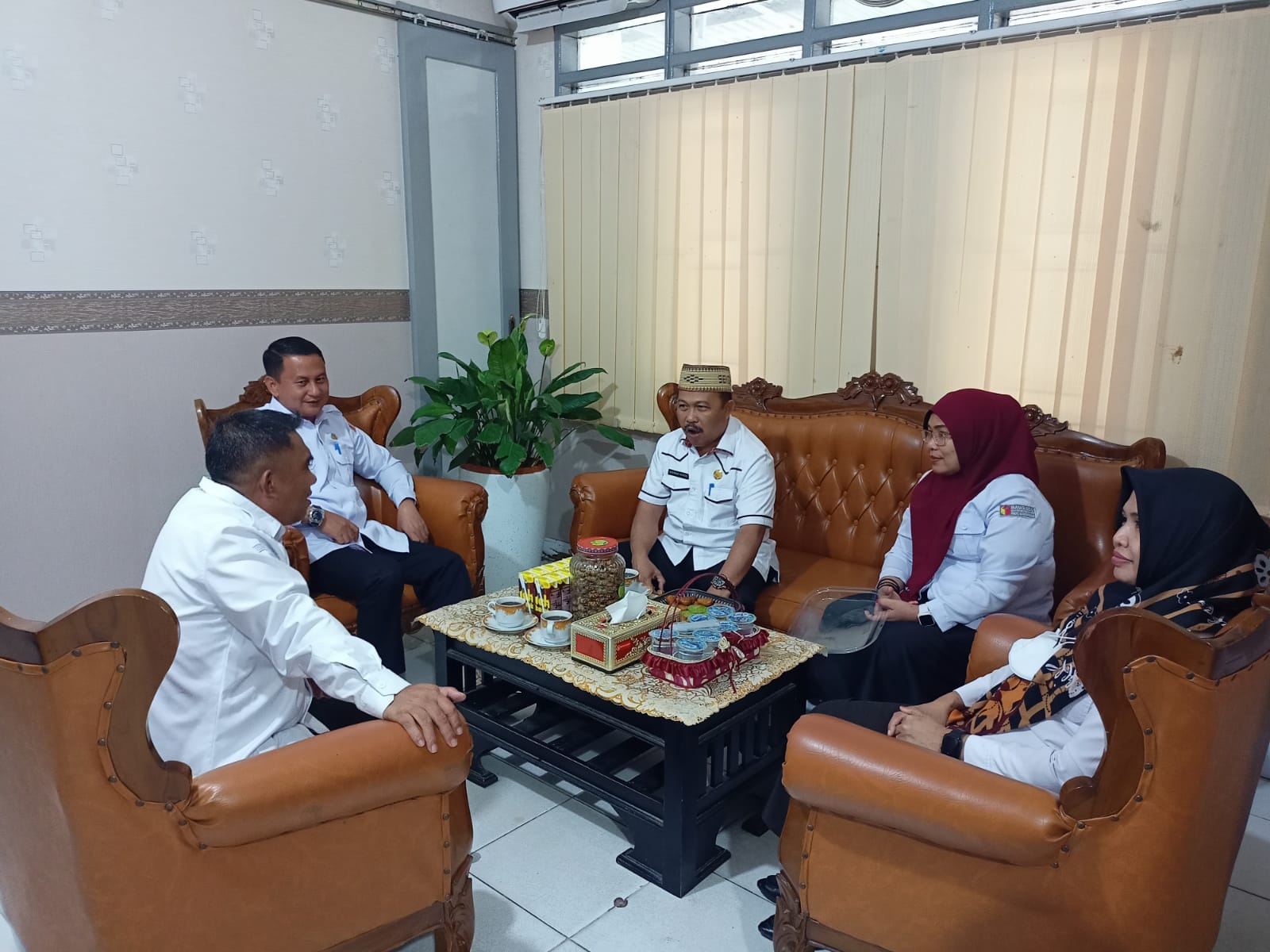 SEKDA BOALEMO SHERMAN MORIDU KUNJUNGI BAWASLU PROVINSI GORONTALO