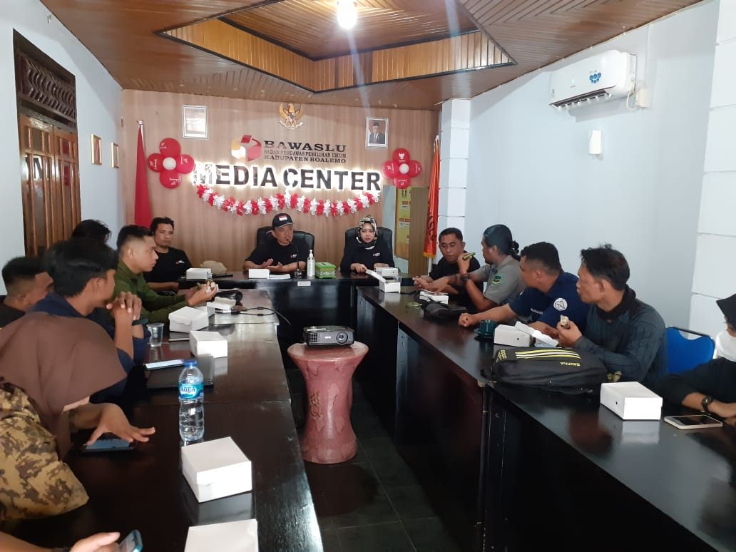 PENGAWAS PARTISIPATIF LINTAS ORGANISASI KOMPAK DATANGI BAWASLU BOALEMO