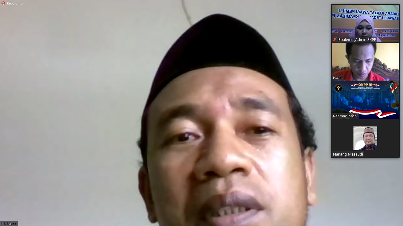 PR BAWASLU NON PILKADA DIMASA PILKADA, JAHARUDIN UMAR : AWASI POTENSI PELANGGARAN LINTAS BATAS!