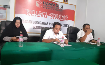 BAWASLU KABUPATEN BOALEMO MENDAPAT KUNJUNGAN KERJA PERDANA KASEK BAWASLU PROVINSI GORONTALO