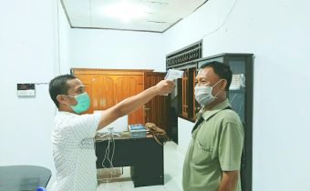 MASA PENDEMI BELUM USAI, BAWASLU KAB. BOALEMO TERAPKAN SOP TAMBAHAN UNTUK TAMU