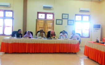 GUBERNUR PROVINSI GORONTALO RUSLI HABIBIE MENINJAU LANGSUNG KESIAPAN PEMILU DI KABUPATEN BOALEMO