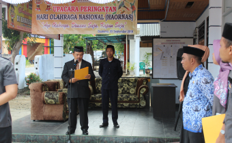 BAWASLU KAB. BOALEMO MENGGELAR UPACARA PERINGATAN HARI OLAH RAGA NASIONAL KE-36