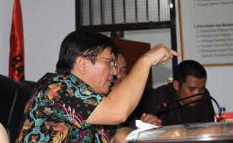 TINJAU KESIAPAN PENATAAN ARSIP DI PROVINSI GORONTALO, WOLLER : BAWASLU KAB. BOALEMO SUDAH MAJU DALAM KEARSIPAN