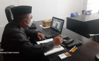 KORSEK BOALEMO IKUTI SOSIALISASI PERKIN MELALUI ZOOM MEETING