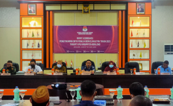 RAKOR PDPB, BAWASLU  BOALEMO TIDAK PERNAH ABSEN