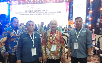 Pj. Bupati Boalemo bersama Bawaslu Boalemo dalam Rapat Koordinasi Netralitas ASN